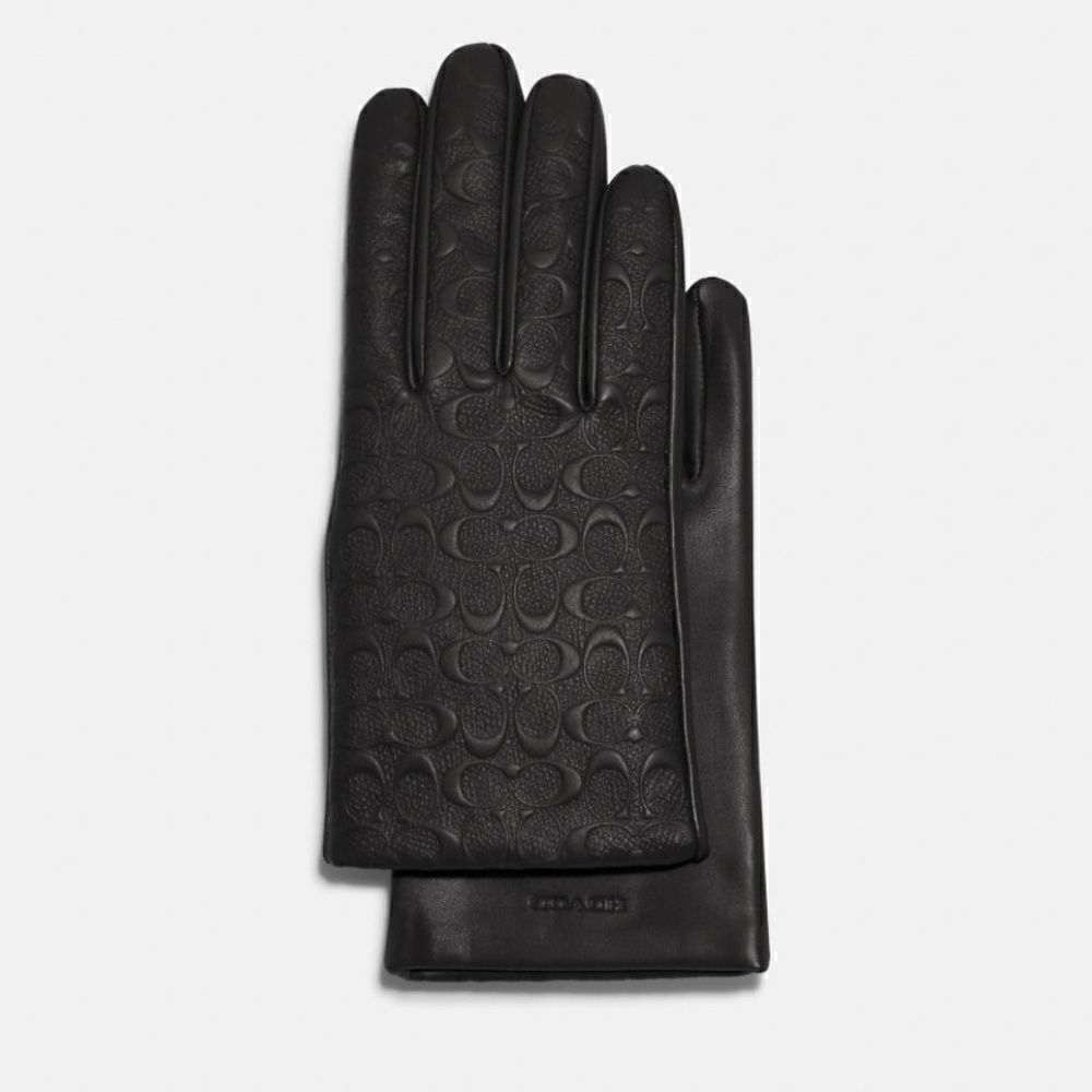 Coach leather gloves for women 6.5 - Picture 1 of 4